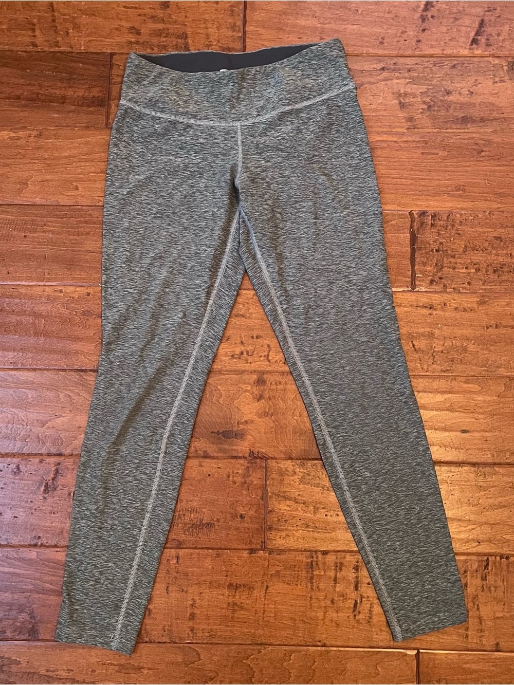 New Balance Gray Heather Girls' Performance Leggings